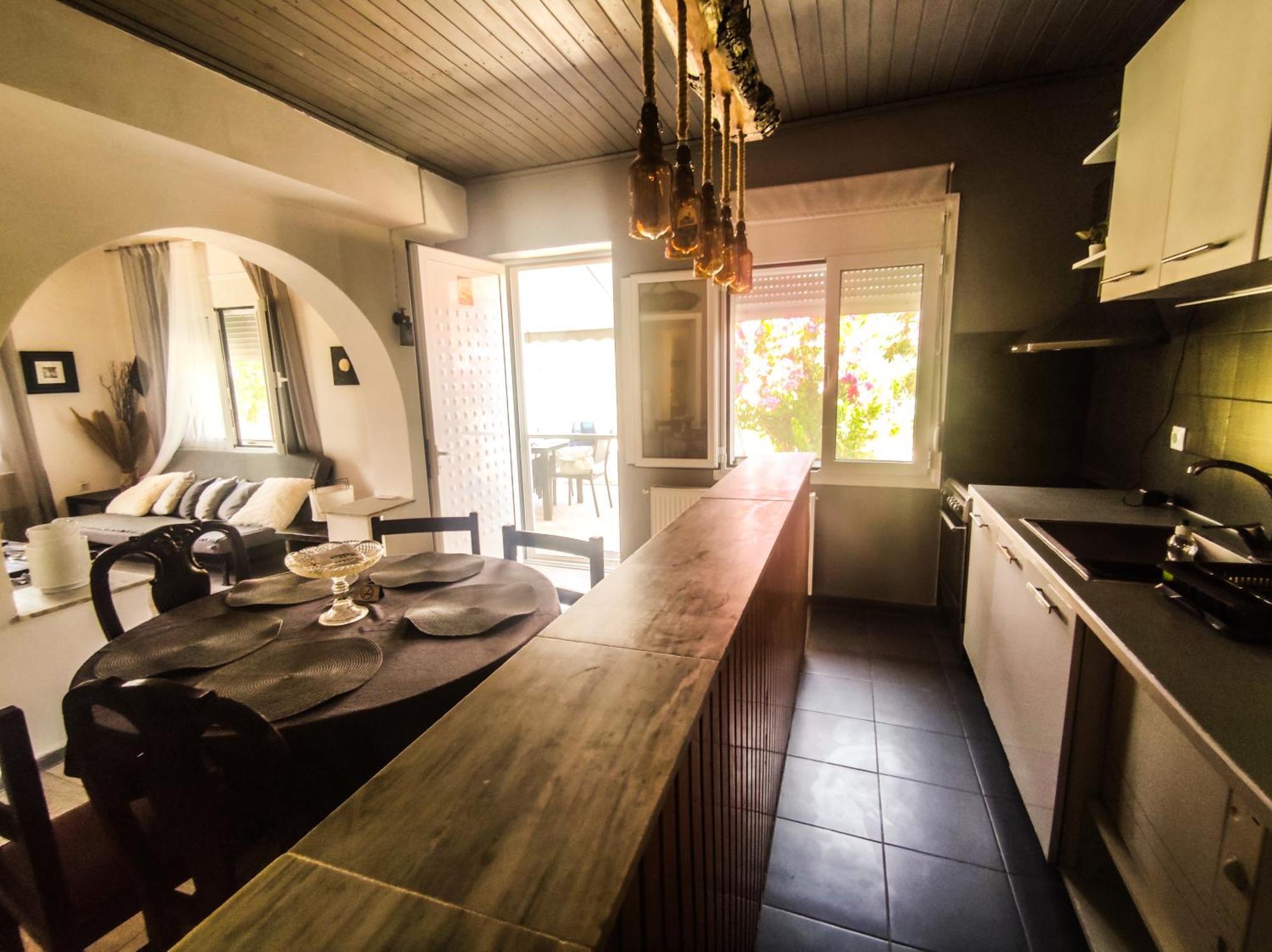 Casa Katina , Villa In Lagana, Agrilia Area ラガナス エクステリア 写真